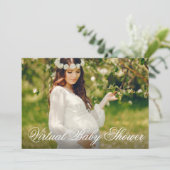 バーチャルベビーシャワーママ撮影へ 招待状 (スタンド正面)