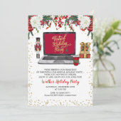 バーチャルホリデークリスマスパーティーの招待状 招待状 (スタンド正面)