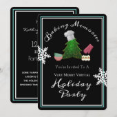 バーチャルホリデーベーキングパーティー 招待状 (正面/裏面)