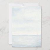 バーチャルマリンオーシャンベイビーシャワー招待状 招待状 (裏面)