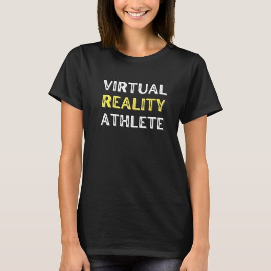 バーチャルリアリティアスリートVrゲーマー Tシャツ (正面)