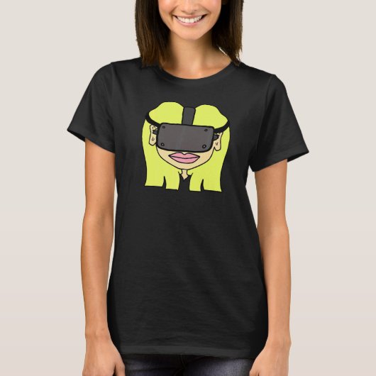 バーチャルリアリティガール Tシャツ (正面)