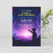 バーチャルリアリティゲーマーパーティーVR誕生日 招待状 (スタンド正面)