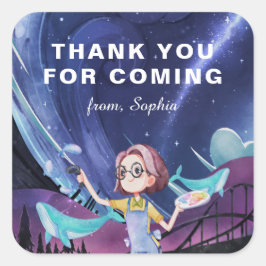 バーチャルリアリティゲーム誕生日ありがとうございました スクエアシール