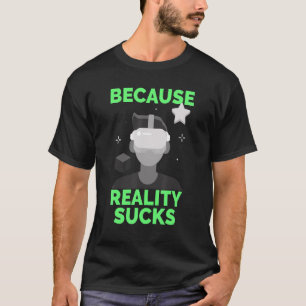 バーチャルリアリティヘッドセットVrグラスゲーマーゲーム Tシャツ