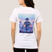 バーチャルリアリティミックス景DJ Tシャツ (裏面)