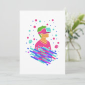 バーチャルリアリティVaporwave - 80s 90sレトロスタイル シーズンカード (スタンド正面)