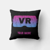 バーチャルリアリティVRヴィンテージゲーマービデオグラス クッション (裏面)