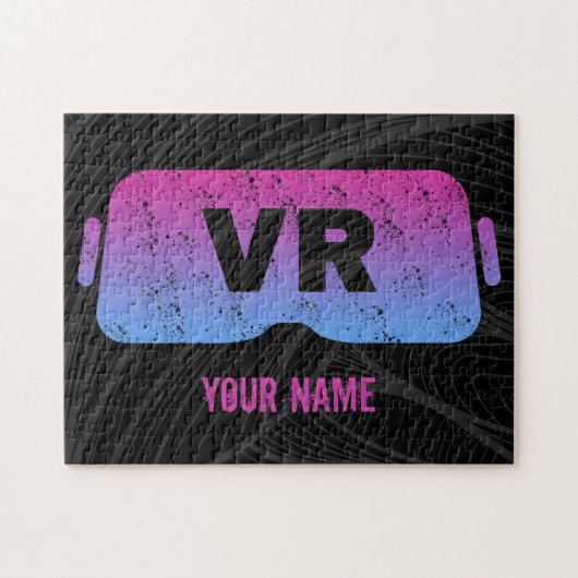 バーチャルリアリティVRヴィンテージゲーマービデオグラス ジグソーパズル (横)
