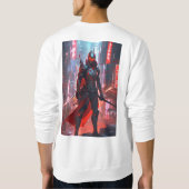 「バーチャルヴォーグ:最新のスタイルを高める スウェットシャツ (裏面)