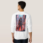 「バーチャルヴォーグ:最新のスタイルを高める スウェットシャツ (裏面フル)