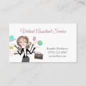 バーチャル事務次官補サービス事業 名刺 (正面)