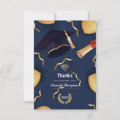 バーチャル卒業ありがとうございました サンキューカード (正面)