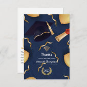 バーチャル卒業ありがとうございました サンキューカード (正面/裏面)