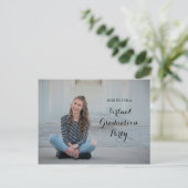 バーチャル卒業パーティーの写真 案内ポストカード (スタンド正面)