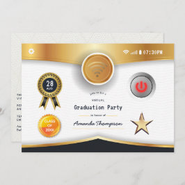 バーチャル卒業パーティー 招待状