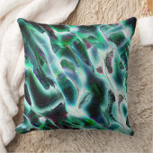 バーチャル川と熱帯雨林の荒れ果て？ クッション (ブランケット)