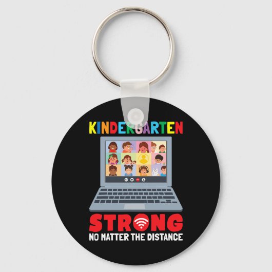 バーチャル幼稚園おもしろい100日の校内茶会 キーホルダー (正面)