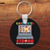 バーチャル幼稚園おもしろい100日の校内茶会 キーホルダー (正面)