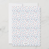 バーチャル第1誕生日アイスクリームズームパーティーアクア 招待状 (裏面)