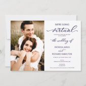 バーチャル結婚式フォト 招待状 (正面)