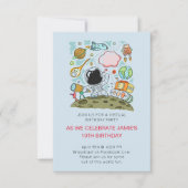 バーチャル誕生日パーティーテーマ 招待状 (正面)