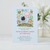 バーチャル誕生日パーティーテーマ 招待状 (スタンド正面)