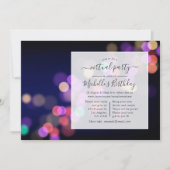 バーチャル誕生日パーティー 招待状 (正面)