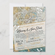 バーチャル赤ちゃんシャワーのアドベンチャー招待状