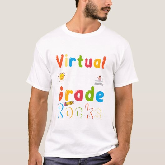 バーチャル4級ロックス4新学期Teac Tシャツ (正面)