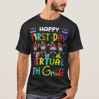 バーチャル5年生アップルマスクScの幸せな初日 Tシャツ