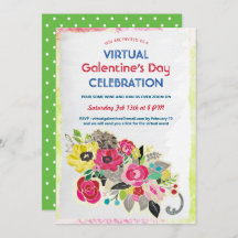 バーチャル・ガレンティンの日お祝い・ズーム