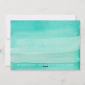 バーチャル《キリスト教》洗礼式や命名式/洗礼新生児招待状 シーズンカード (裏面)