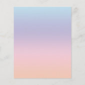 バーチャル ピンク ブルー ラマ 水彩 性別発表 I チラシ (裏面)