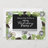 バーチャル・ホリデー・パーティー 招待状 (正面)