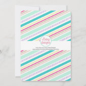 バーチャル ラマ テーマ バースデー パーティー 招待状 (裏面)