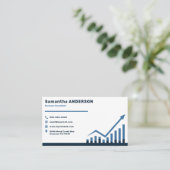 バーチャートおよびビジネスコンサルタント 名刺 (スタンド正面)