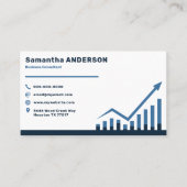 バーチャートおよびビジネスコンサルタント 名刺 (正面)