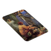 バーチュオの花嫁(エドワード・ロバート・ヒューズ作) マグネット (右側)