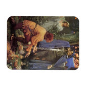 バーチュオの花嫁(エドワード・ロバート・ヒューズ作) マグネット (横)