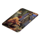 バーチュオの花嫁(エドワード・ロバート・ヒューズ作) マグネット (左側)