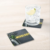 バーツールMixology スクエアペーパーコースター (インサイチュ)