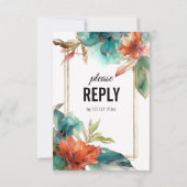 バーティカル+曲リクエストHibiscus Serenade Paradise 出欠カード (正面)