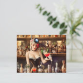 バーテンかわいらしダー ポストカード (スタンド正面)