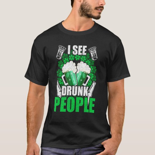 バーテンダーが酔っ払ってる バーテンダー Tシャツ (正面)