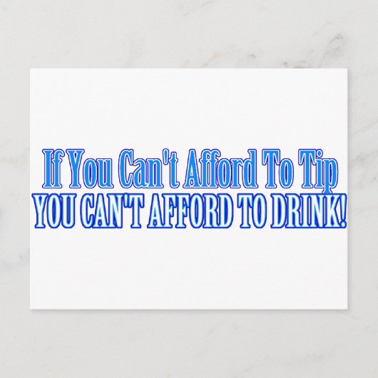 バーテンダーことわざ ポストカード (正面)