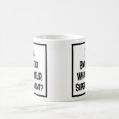 バーテンダーすごいの才能。コーヒーマグ コーヒーマグカップ (中央)