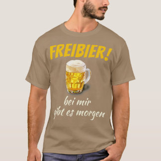 バーテンダーとビール博士のためのFreibier gibt es es morgen Tシャツ
