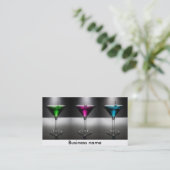 バーテンダーのカクテル 名刺 (スタンド正面)