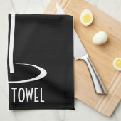 バーテンダーのバータオルのマルティーニガラス キッチンタオル (四つ折り)